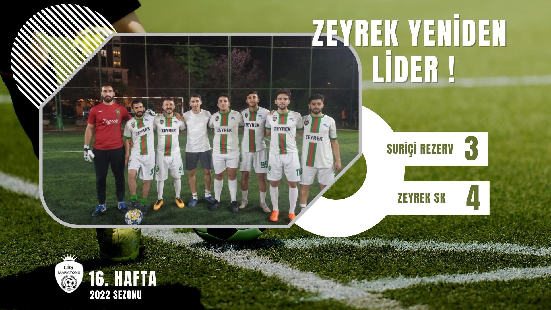 LDERLK MAINDA KAZANAN ZEYREK 